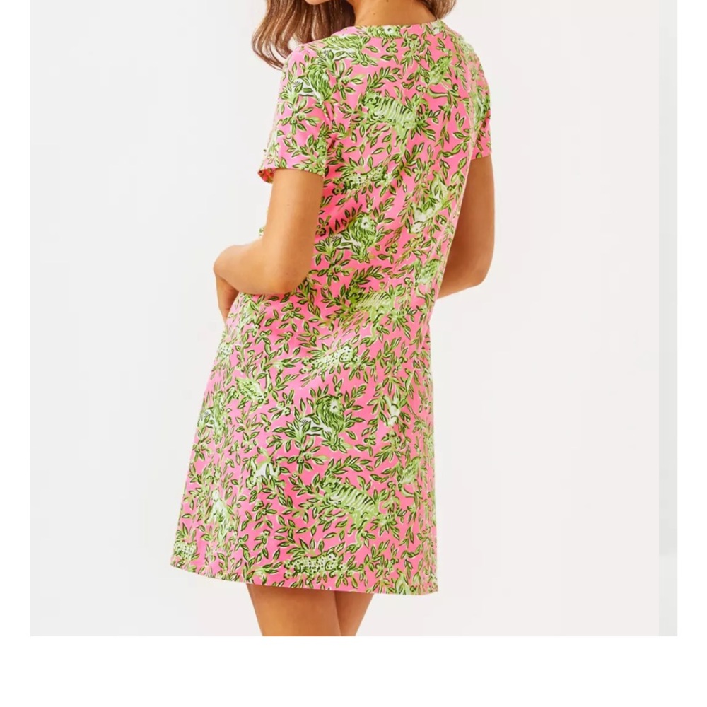 Lilly Pulitzer Dev Dress-Rousseau Pink Mane Character Energy - New in Package - Picture 4 of 10